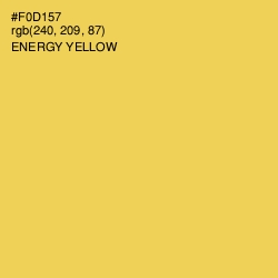 #F0D157 - Energy Yellow Color Image
