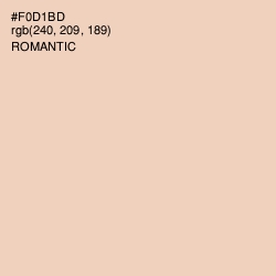 #F0D1BD - Romantic Color Image