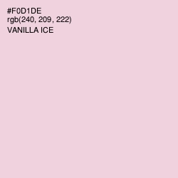 #F0D1DE - Vanilla Ice Color Image