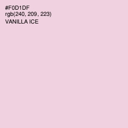 #F0D1DF - Vanilla Ice Color Image