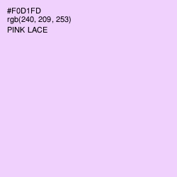 #F0D1FD - Pink Lace Color Image