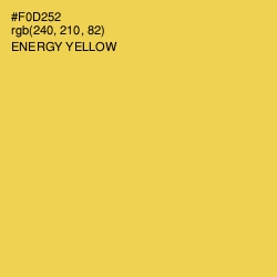 #F0D252 - Energy Yellow Color Image