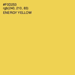 #F0D253 - Energy Yellow Color Image