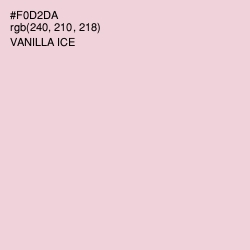 #F0D2DA - Vanilla Ice Color Image