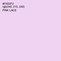#F0D2F2 - Pink Lace Color Image