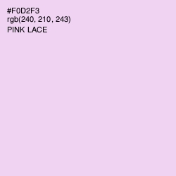 #F0D2F3 - Pink Lace Color Image