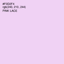 #F0D2F4 - Pink Lace Color Image