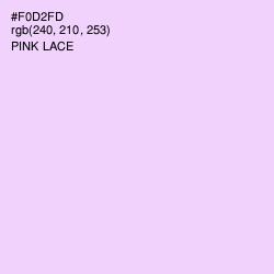 #F0D2FD - Pink Lace Color Image