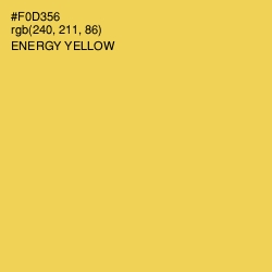 #F0D356 - Energy Yellow Color Image