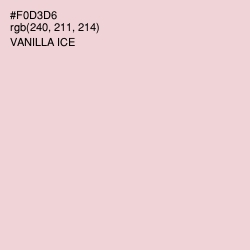 #F0D3D6 - Vanilla Ice Color Image