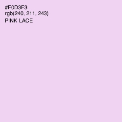 #F0D3F3 - Pink Lace Color Image