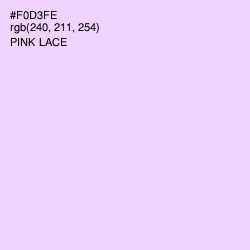 #F0D3FE - Pink Lace Color Image