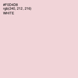 #F0D4D8 - Vanilla Ice Color Image