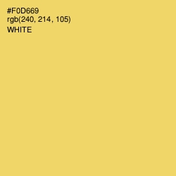 #F0D669 - Goldenrod Color Image