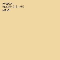#F0D7A1 - Maize Color Image
