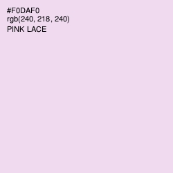 #F0DAF0 - Pink Lace Color Image