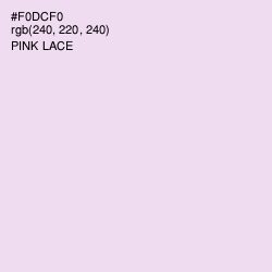 #F0DCF0 - Pink Lace Color Image