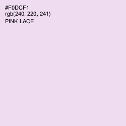 #F0DCF1 - Pink Lace Color Image