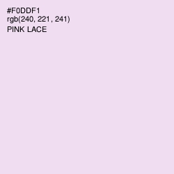 #F0DDF1 - Pink Lace Color Image