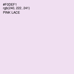 #F0DEF1 - Pink Lace Color Image