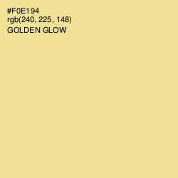 #F0E194 - Golden Glow Color Image