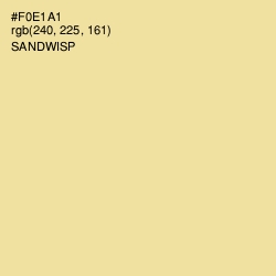 #F0E1A1 - Sandwisp Color Image