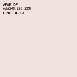 #F0E1DF - Cinderella Color Image