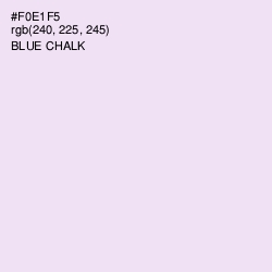 #F0E1F5 - Blue Chalk Color Image