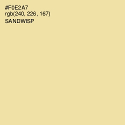 #F0E2A7 - Sandwisp Color Image