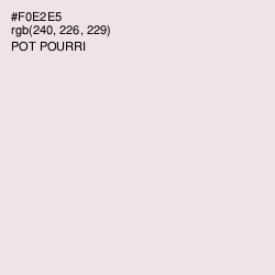 #F0E2E5 - Pot Pourri Color Image