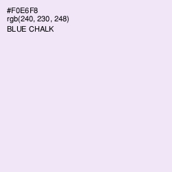 #F0E6F8 - Blue Chalk Color Image