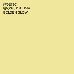 #F0E79C - Golden Glow Color Image