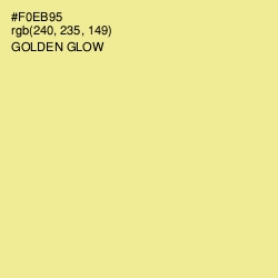 #F0EB95 - Golden Glow Color Image