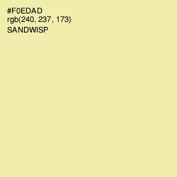 #F0EDAD - Sandwisp Color Image