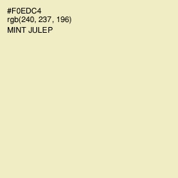 #F0EDC4 - Mint Julep Color Image