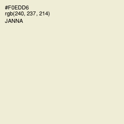 #F0EDD6 - Janna Color Image