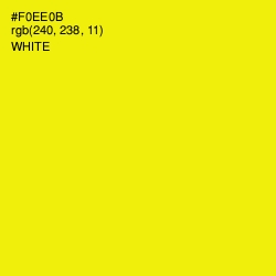 #F0EE0B - Turbo Color Image