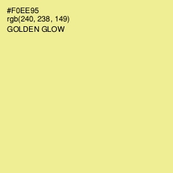 #F0EE95 - Golden Glow Color Image