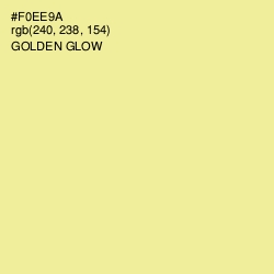 #F0EE9A - Golden Glow Color Image