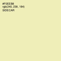 #F0EEB8 - Sidecar Color Image