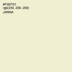 #F0EFD1 - Janna Color Image