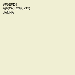 #F0EFD4 - Janna Color Image