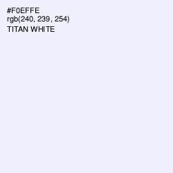 #F0EFFE - Titan White Color Image