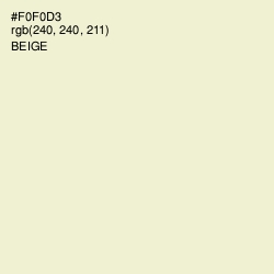#F0F0D3 - Beige Color Image