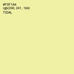 #F0F1A4 - Tidal Color Image