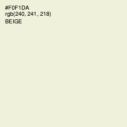 #F0F1DA - Beige Color Image