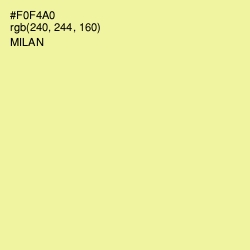 #F0F4A0 - Milan Color Image