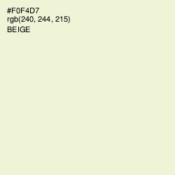 #F0F4D7 - Beige Color Image
