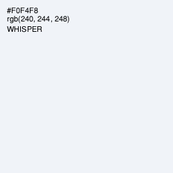 #F0F4F8 - Whisper Color Image