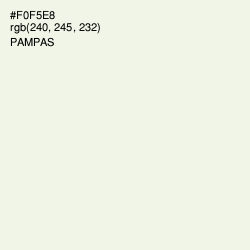 #F0F5E8 - Pampas Color Image